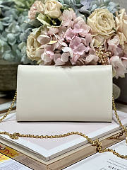 Dior Bobby East-West Pouch Chain White 21.5 x 12 x 4 cm - 2