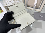 Dior Two-Fold Wallet White 11 x 9 x 3.5 cm - 4