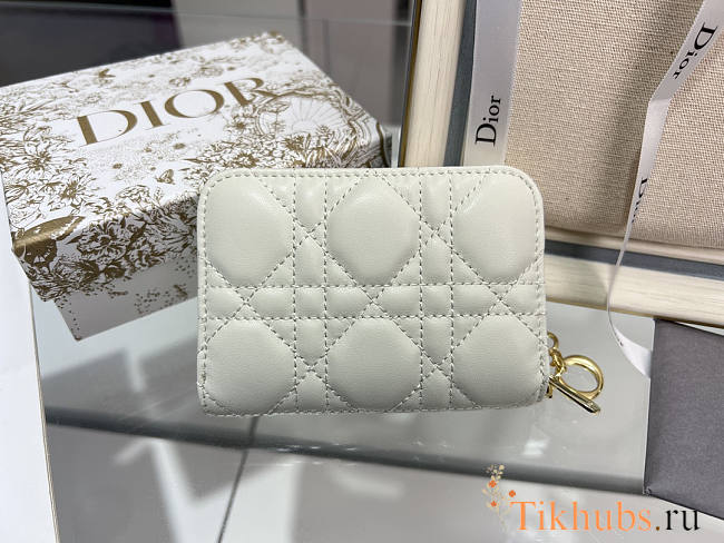 Dior Wallet Card Holder White 11x9cm - 1