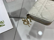 Dior Wallet Card Holder White 11x9cm - 4