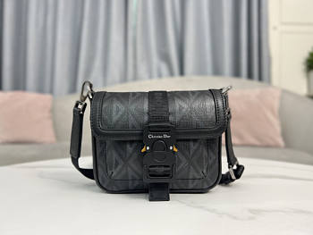 Dior Mini Hit The Road Bag Black CD Diamond 19 x 11 x 4 cm