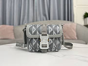 Dior Mini Hit The Road Bag Gray CD Diamond 19 x 11 x 4 cm - 1