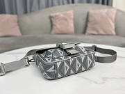 Dior Mini Hit The Road Bag Gray CD Diamond 19 x 11 x 4 cm - 5