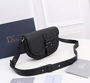 Dior Saddle Pouch With Strap Black Oblique 19.5 x 13 x 4.3 cm - 3