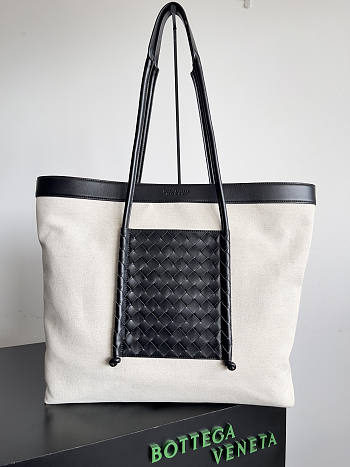 Bottega Veneta Portello Tote Natural Black 40x53x11cm