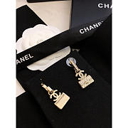 Chanel Pendant Earrings Metal And Crystal - 3