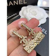 Chanel Pendant Earrings Metal And Crystal - 2