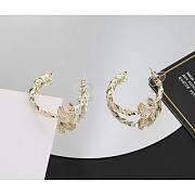 Chanel CC Ring Earrings - 3