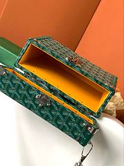Goyard Cassette Trunk Bag Green 15x6.5x21cm - 5