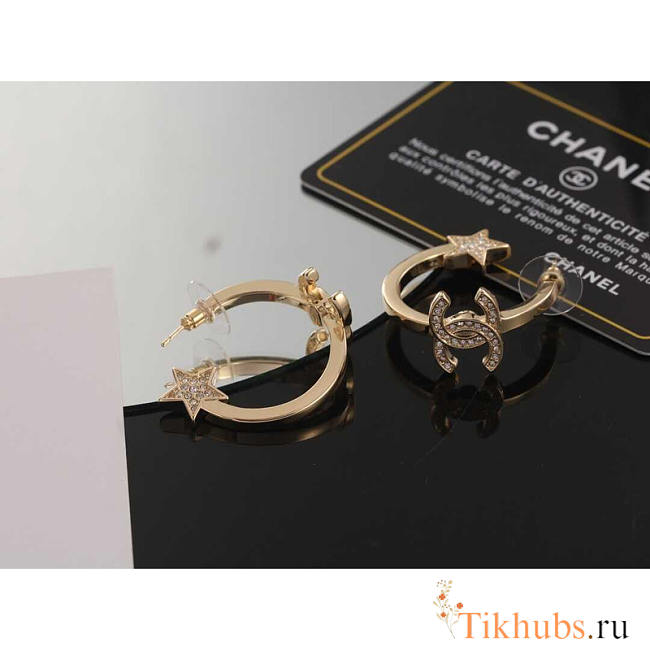 Chanel Ring Star Earrings - 1