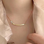 Chanel Gold Logo Necklace - 1