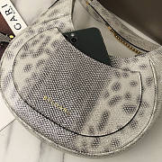 Bvlgari Serpenti Ellipse Crossbody Bag Silver 25.5x25x5.5cm - 3