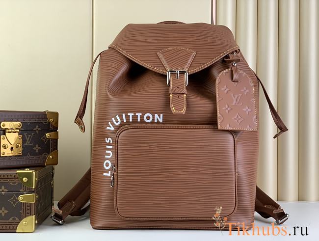 Louis Vuitton LV Montsouris Backpack Cognac 32 x 40 x 19 cm - 1