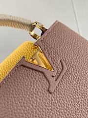 Louis Vuitton Mini LV Capucines Beige Yellow 21x14x8cm - 3