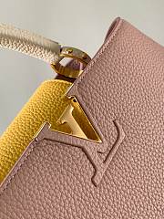 Louis Vuitton LV Capucines MM Beige Yellow 31.5x20x11cm - 3