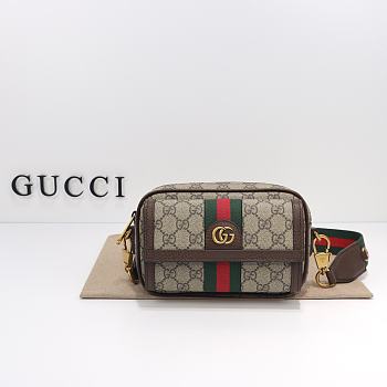Gucci Ophidia GG Mini Bag Brown 20x12.5x9cm