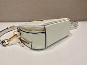 Prada Odette Leather Mini Bag White 18.5x13x6.5cm - 6