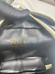 Prada Odette Leather Mini Bag White 18.5x13x6.5cm - 3