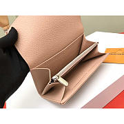 Louis Vuitton LV Wallet Iris Mahina Pink 19 x 12 x 2 cm - 5