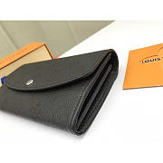 Louis Vuitton LV Wallet Iris Mahina Black 19 x 12 x 2 cm - 2