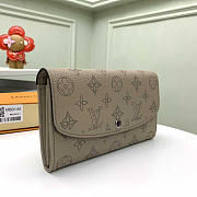 Louis Vuitton LV Wallet Iris Mahina Grey 19 x 12 x 2 cm - 5