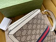 Gucci Ophidia Small Top Handle Bag White 25x17.5x7cm - 4