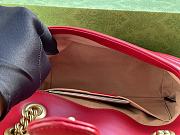 Gucci Marmont Red Gold Shoulder Bag 23 x 14 x 6 cm - 6