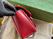 Gucci Marmont Red Gold Shoulder Bag 23 x 14 x 6 cm - 5