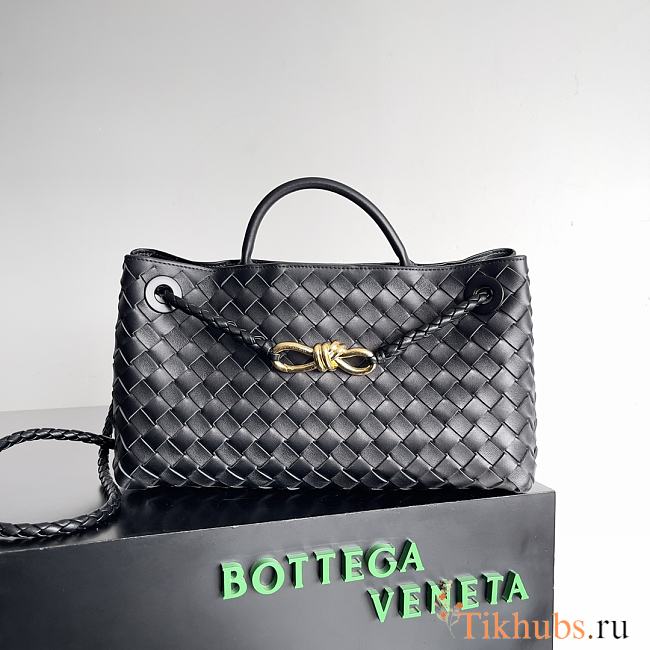 Bottega Veneta Small East/West Andiamo Black 29x18x10cm - 1