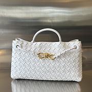 Bottega Veneta Small East/West Andiamo White 29x18x10cm - 1