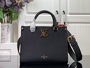 Louis Vuitton LV Lock & Go Lockme Black 24.5 x 19 x 10.5 cm - 1