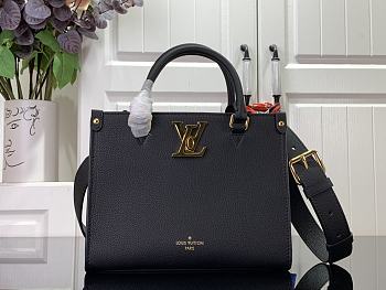 Louis Vuitton LV Lock & Go Lockme Black 24.5 x 19 x 10.5 cm
