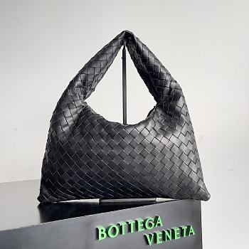Bottega Veneta Small Hop Black Bag 41x20.5x7.5cm
