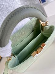 Louis Vuitton Mini LV Capucines Green White 21x14x8cm - 5