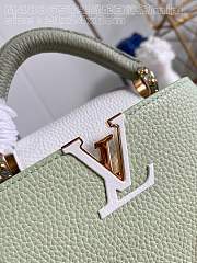 Louis Vuitton Mini LV Capucines Green White 21x14x8cm - 4