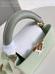 Louis Vuitton Mini LV Capucines Green White 21x14x8cm - 3