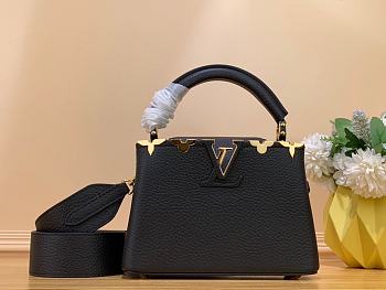 Louis Vuitton LV Black Gold 21 x 14 x 8 cm