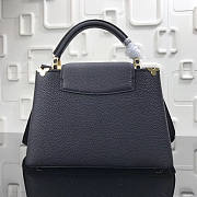 Louis Vuitton LV Capucines BB Black Gold 27x18x9cm - 4