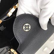 Louis Vuitton LV Capucines BB Black Gold 27x18x9cm - 3