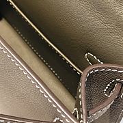 Hermes Mini Kelly Epsom Leather Etoupe With Gold Hardware 19cm - 6