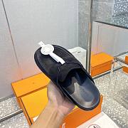 Hermès Black Mules - 5