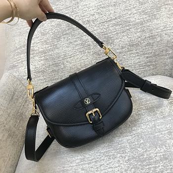 Louis Vuitton LV Saumur BB Epi Black 20 x 16 x 7.5 cm