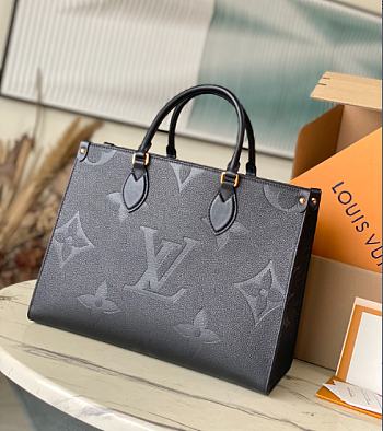 LV Onthego MM Black 35cm