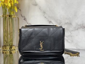 YSL Jamie 4.3 Small In Lambskin Black 25x16x7cm