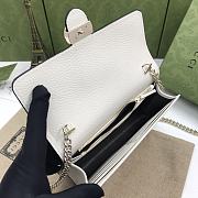 Gucci Interlocking Leather Mini Bag White 20×12×4cm - 2