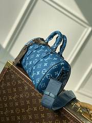 Louis Vuitton LV Keepall Bandoulière 25 Atlantic Blue 25 x 15 x 11 cm - 3