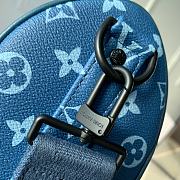 Louis Vuitton LV Keepall Bandoulière 25 Atlantic Blue 25 x 15 x 11 cm - 4