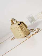 Chanel Camellia Flap With top Handle Bag Beige 21cm - 4