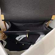 Chanel Boy Bag With Handle Caviar Gold Black 25x14.5x8cm - 5