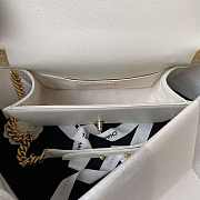 Chanel Boy Bag With Handle Caviar Gold White 25x14.5x8cm - 6
